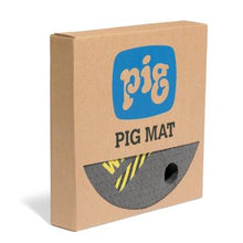 Load image into Gallery viewer, PIG ® Absorbent Barrel Top Safety Message Mat with Poly Backing