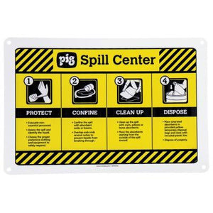 PIG® Spill Kit Instruction Wall Sign