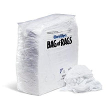 Load image into Gallery viewer, WorkWipes® New White T-Shirt in Bag