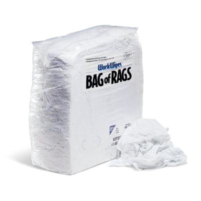 WorkWipes® New White T-Shirt in Bag