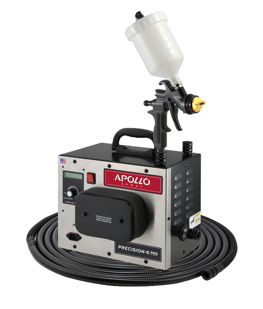 Apollo P6PRO-110-7700GT-600-10-B - PRECISION 6 PRO Turbo Paint Spray System with 600cc Gravity Feed Cup