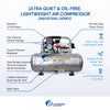 California Air Tools 2010ALFC Industrial Ultra Quiet & Oil Free Air Compressor