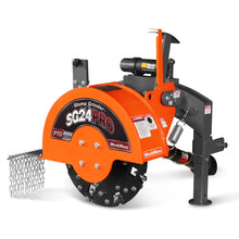 Load image into Gallery viewer, MechMaxx 3-Point PTO Stump Grinder with 34 Carbide Teeth (PTO Shaft Included with Slip Clutch), for 15-45HP Tractor, SG24PRO