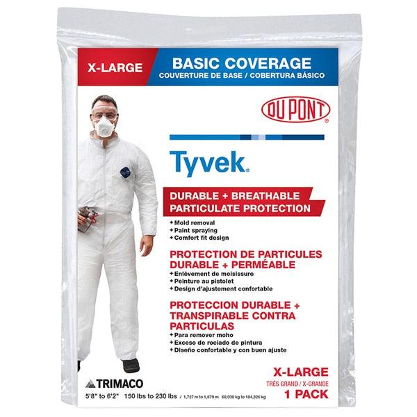 X-Large DuPont, Tyvek Disposable Coverall