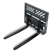 Load image into Gallery viewer, MechMaxx 36'' Mini Skid Steer Pallet Fork Frame Attachment, 2204 lb Weight Capacity