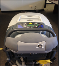 Load image into Gallery viewer, Refurbished Advance SC750™ 26D Walk-Behind Floor Scrubber Four 242 Ah wet batteries, EcoFlex™, shelf charger, pad holders