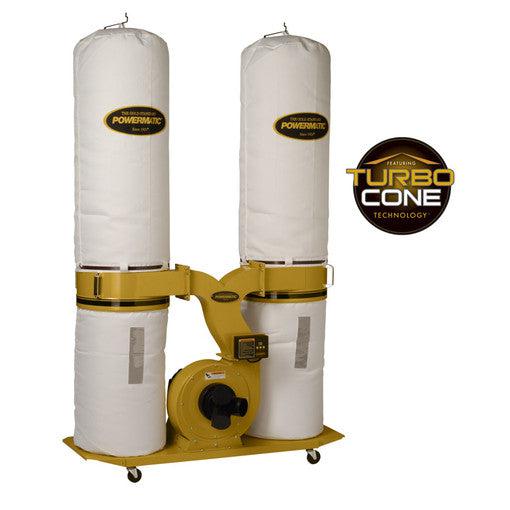 Powermatic - PM1900TX-BK3 Dust Collector, 3HP 3PH 230/460V, 30-Micron Bag Filter Kit