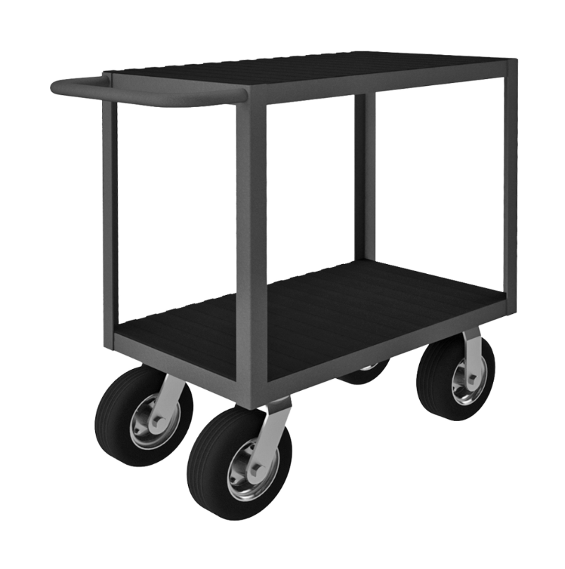 Durham RIC-1830-2-8SPN-95 Instrument Cart, 2 Shelves, 18 X 30