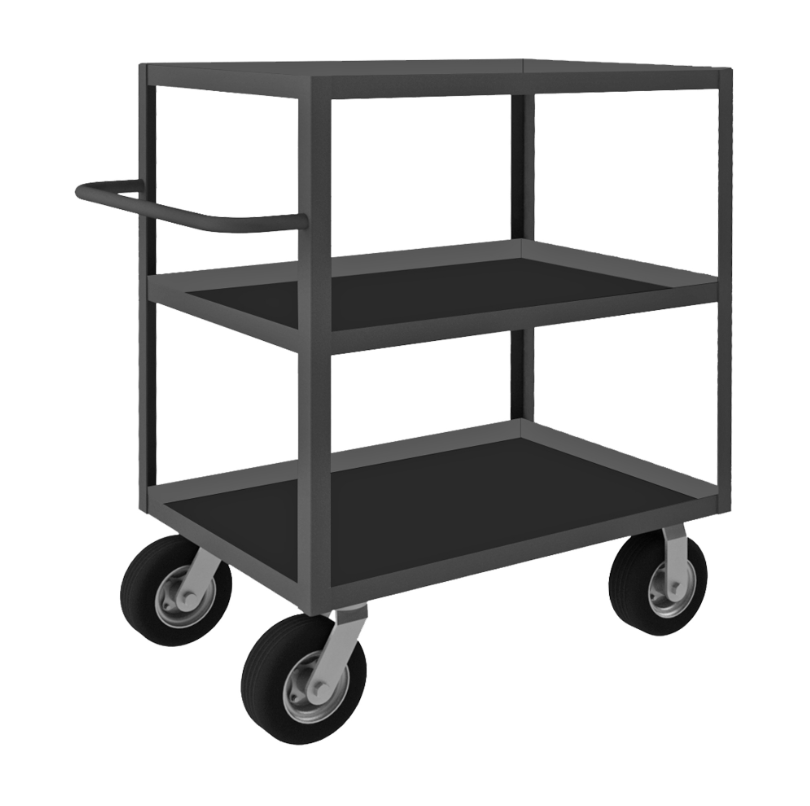 Durham RIC-304850-3-8SPN-95 Instrument Cart, 3 Shelves, 30 X 48