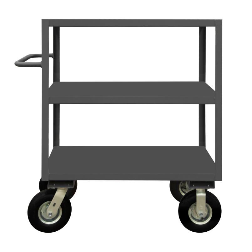 Durham RIC-367250-3-95 Instrument Cart, 3 Shelves, 36 X 72