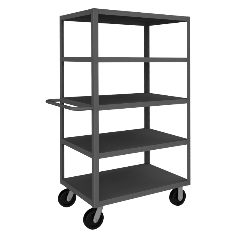 Durham RSC-243666-5-3K-ALD-95 Stock Cart, 5 Shelves, 24-1/4 X 42-1/4 X 66-1/2