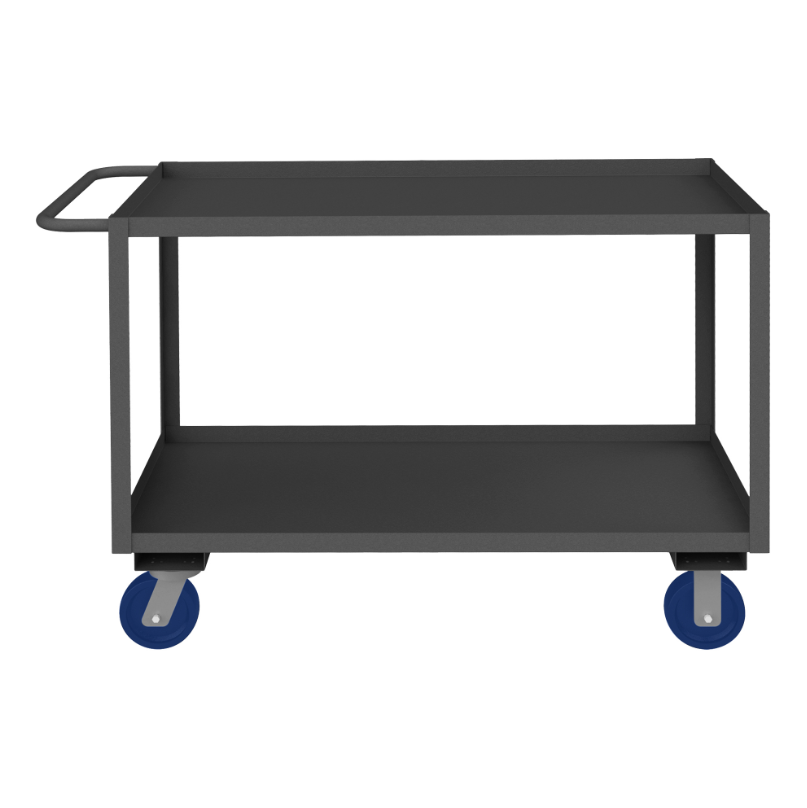 Durham RSC-244836-2-6PU-95 Stock Cart, 2 Shelves, 24-1/4 X 54-1/4 X 36