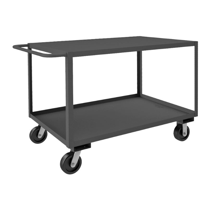 Durham RSC-243630-2-TLD-5PO-95 Stock Cart, 2 Shelves, 24-1/4 X 42-1/4 X 30