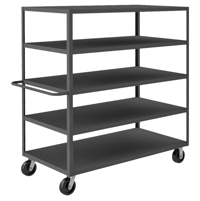 Durham RSC-306066-5-3K-ALD-95 Stock Cart, 5 Shelves, 30-1/4 X 66-1/4 X 66-1/2