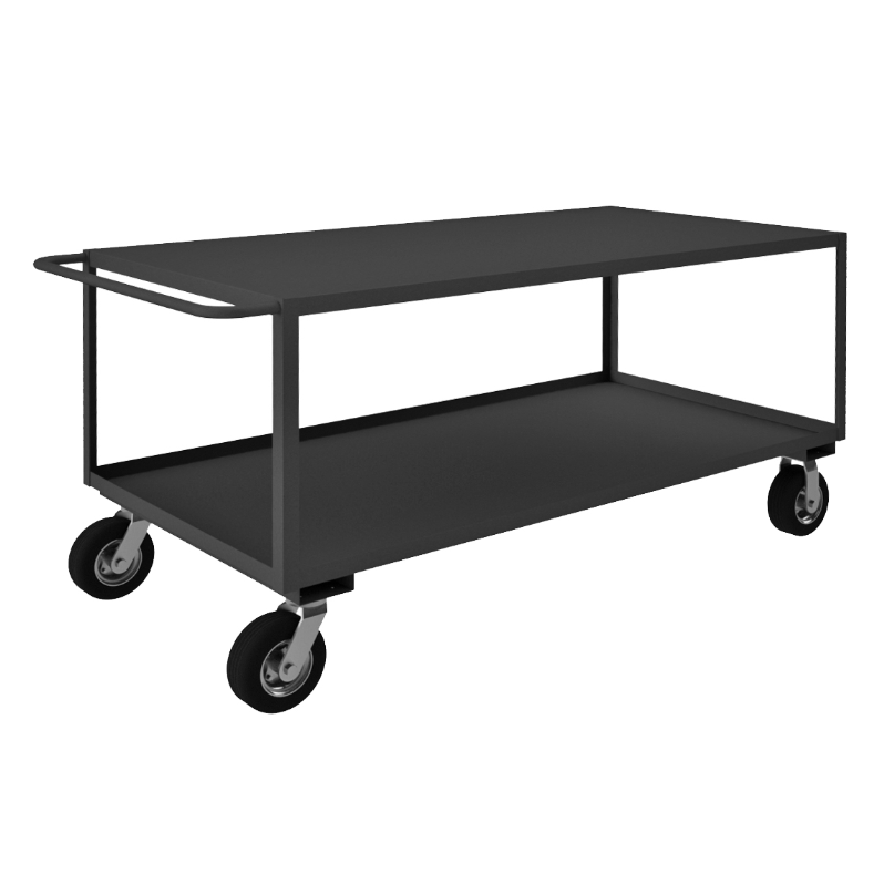 Durham RSC-367236-2-8PN-TLD-95 Stock Cart, 2 Shelves, 36-1/4 X 78-1/4 X 36