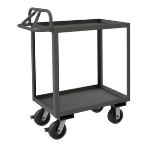 Durham RSCE-3060-2-3.6K-95 Stock Cart, 2 Shelves, Ergonomic Handle, 30-1/4 X 66-1/4 X 45