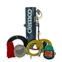 Load image into Gallery viewer, Clemco 23891 1 Cubic Foot Blast Machine Packages with 1/2” piping 10” diameter Manual Sand Valve Sandblast Pots - Apollo LP SaFety Gear