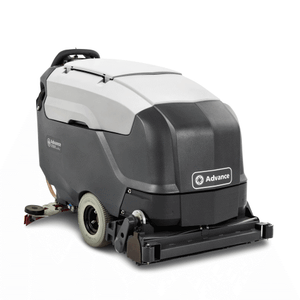 Advance SC901 34D Six 255 Ah AGM batteries, onboard charger, pad holders, Scrubber