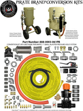 Load image into Gallery viewer, Pirate Brand 888-0002-061PB Conversion Kit APV-Urethane Pneumatic 1" Small Blaster Pressure Hold System, Includes 55' Twinline Control Hose – Replaces Schmidt (Axxiom) 0003-061