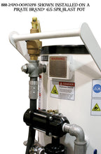 Load image into Gallery viewer, Pirate Brand 888-2470-00702PB Relieving Safety Valve Pop Off Kit, Asme, 150 Psig, 1602 Scfm, 1-1/4" NPT, Top Venting Outlet, Hard Seat, 1.5, 3.5, 6.5, 8, 10 &amp; 20 S-Series Blasters, 3.5 &amp; 6.5 E-Series &amp; K-Series Blasters