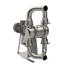 Load image into Gallery viewer, Graco SE4F.0036 SaniForce 4000 HS 4 in. SS Electric Pump; 5.0 Hp ATEX Motor, No CMPSR, Center Port Tri-Clamp, SS Center, FL Seat, â€’ Ball, PS Diaphragm