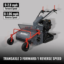 Load image into Gallery viewer, MechMaxx 27" Walk Behind Flail Mower, 10HP 302cc, Self-Propelled, Tracked, Electric Start, SFM27T
