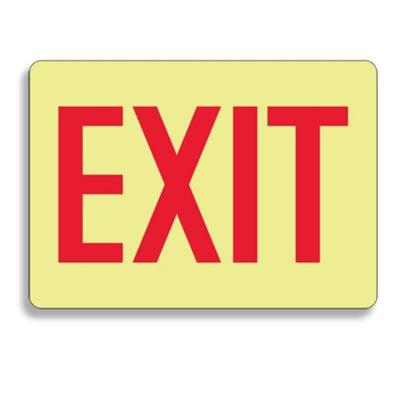 Glow-In-The-Dark Exit Sign