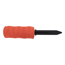Load image into Gallery viewer, Marshalltown SLW66FO Refillable Stake Line Winder with 500' #18 Fl Orange Twisted Line (10/Pack)