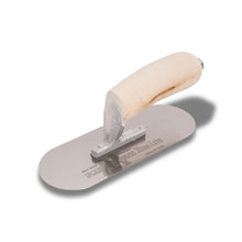 Load image into Gallery viewer, Marshalltown SP83SSR3 8 X 3 REStainless Steel Pool Trowel3 Exposed RivetsWood Handle