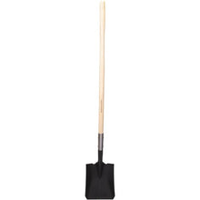 Load image into Gallery viewer, Marshalltown SPSW 14Ga. SQUARE POINT SHOVEL W/ LONG WOOD HANDLE (6/Pack)