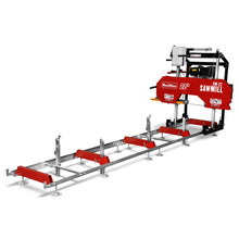 Load image into Gallery viewer, MechMaxx 22" Portable Sawmill, KOHLER 9.5hp 277cc Gasoline Engine, 18" Board Width, 13' Track Length, SM-22