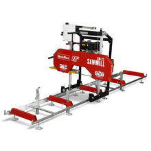 Load image into Gallery viewer, MechMaxx 22" Portable Sawmill, 274cc 8.1HP Gasoline Engine, 18" Board Width, 13' Track Length, SM-22