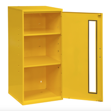 Load image into Gallery viewer, Durham 057-50 Spill Control/Ppe/Respirator Cabinet, Yellow, 20 X 14-1/4 X 32-3/4