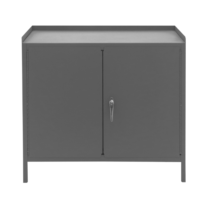 Durham 3000-95 Table High Storage Cabinet, 1 Shelf, 2 Doors, 36-1/8 X 24-1/4 X 33-5/8