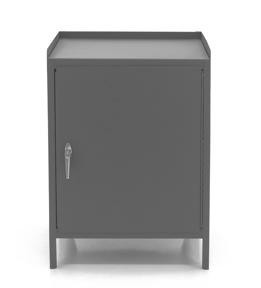 Durham 3010-95 Table High Storage Cabinet, 1 Shelf, 24-1/8 X 24-1/4 X 33-5/8