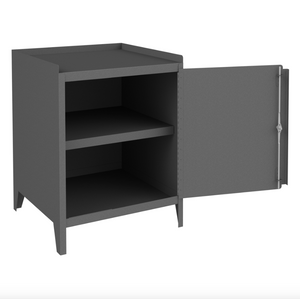 Durham 3010-95 Table High Storage Cabinet, 1 Shelf, 24-1/8 X 24-1/4 X 33-5/8