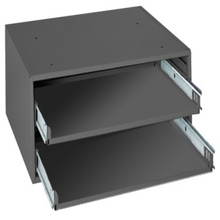 Load image into Gallery viewer, Durham 309B-95 Large Bearing Slide Rack, 2 Compartments