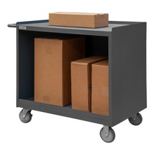 Load image into Gallery viewer, Durham 3110-95 Mobile Bench Cabinet, No Doors, Steel Top, 24-1/4 X 42-1/8 X 36-3/8