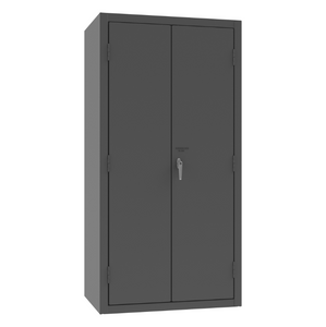 Durham 3501-DLP-60DR11-96-2S-95 Cabinet, 14 Gauge, 60 Drawers, 96 Yellow Bins, 2 Shelves, 36 X 24 X 72