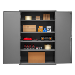 Durham 3502-4S-95 Cabinet, 14 Gauge, 4 Shelves, 48 X 24 X 72