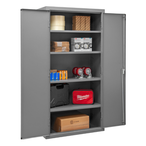 Durham 3602-95 Cabinet, 14 Gauge, 4 Shelves, 36 X 18 X 72