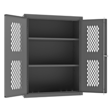 Load image into Gallery viewer, Durham EMDC-361848-95 Ventilated Shelves Cabinet, 14 Gauge, 2 Shelves, 36 X 18 X 48