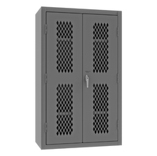 Load image into Gallery viewer, Durham EMDC-361860-95 Ventilated Shelves Cabinet, 14 Gauge, 3 Shelves, 36 X 18 X 60