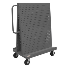 Load image into Gallery viewer, Durham AF-243652-PBS60-5PH-95 A-Frame Truck, Pegboard Panels, Gray, 24 X 42-1/2 X 52