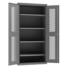 Load image into Gallery viewer, Durham EMDC-362472-4S-95 Ventilated Shelves Cabinet, 14 Gauge, 4 Shelves, 36 X 24 X 72