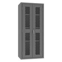 Load image into Gallery viewer, Durham EMDC-362484-95 Ventilated Shelves Cabinet, 14 Gauge, 3 Shelves, 36 X 24 X 84