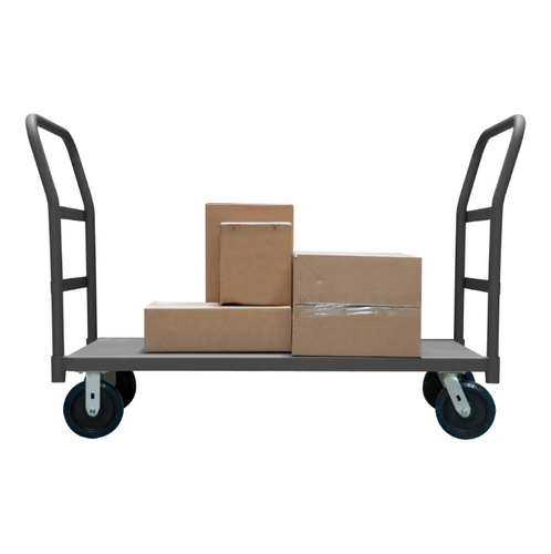 Durham EPT2H24368PU95 Platform Truck, 2 Removable Handles, 3600 Lbs. Capacity, 24 X 36