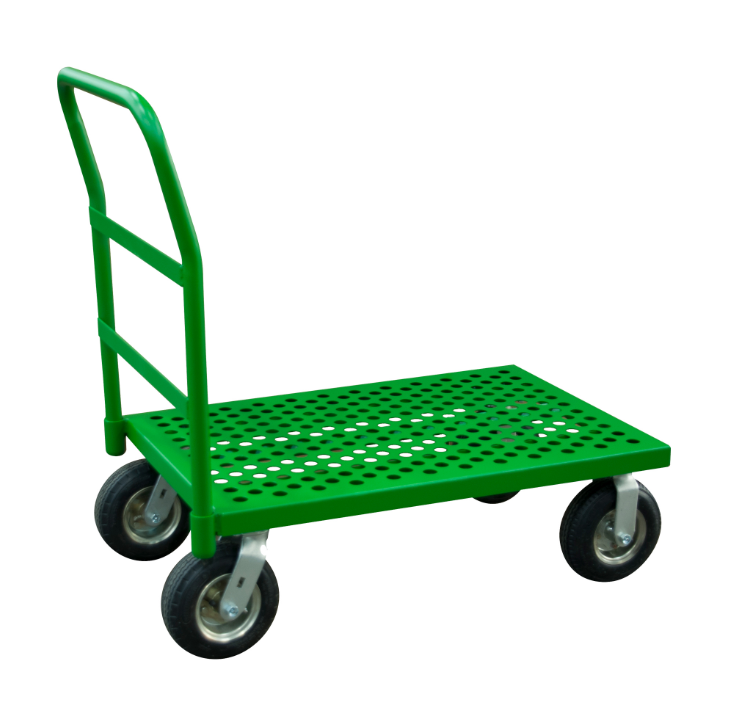 Durham EPTP24368PN83T Platform Truck, Perforated Deck, 1000 Lbs. Capacity, 24 X 36