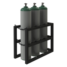 Load image into Gallery viewer, Durham GCRV-163630-08T Gas Cylinder Rack For 3 Vertical Cylinders