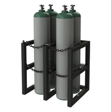 Load image into Gallery viewer, Durham GCRV-302430-08T Gas Cylinder Rack For 4 Vertical Cylinders